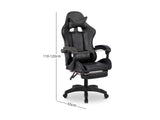 DS Chano Deluxe Gaming Chair PU Black