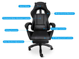 DS Chano Deluxe Gaming Chair PU Black