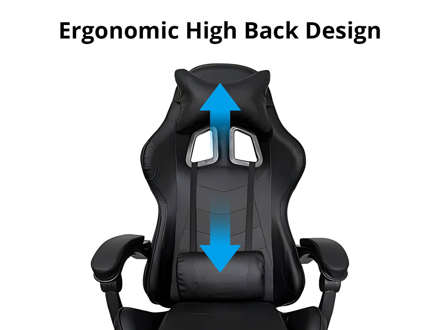 DS Chano Deluxe Gaming Chair PU Black