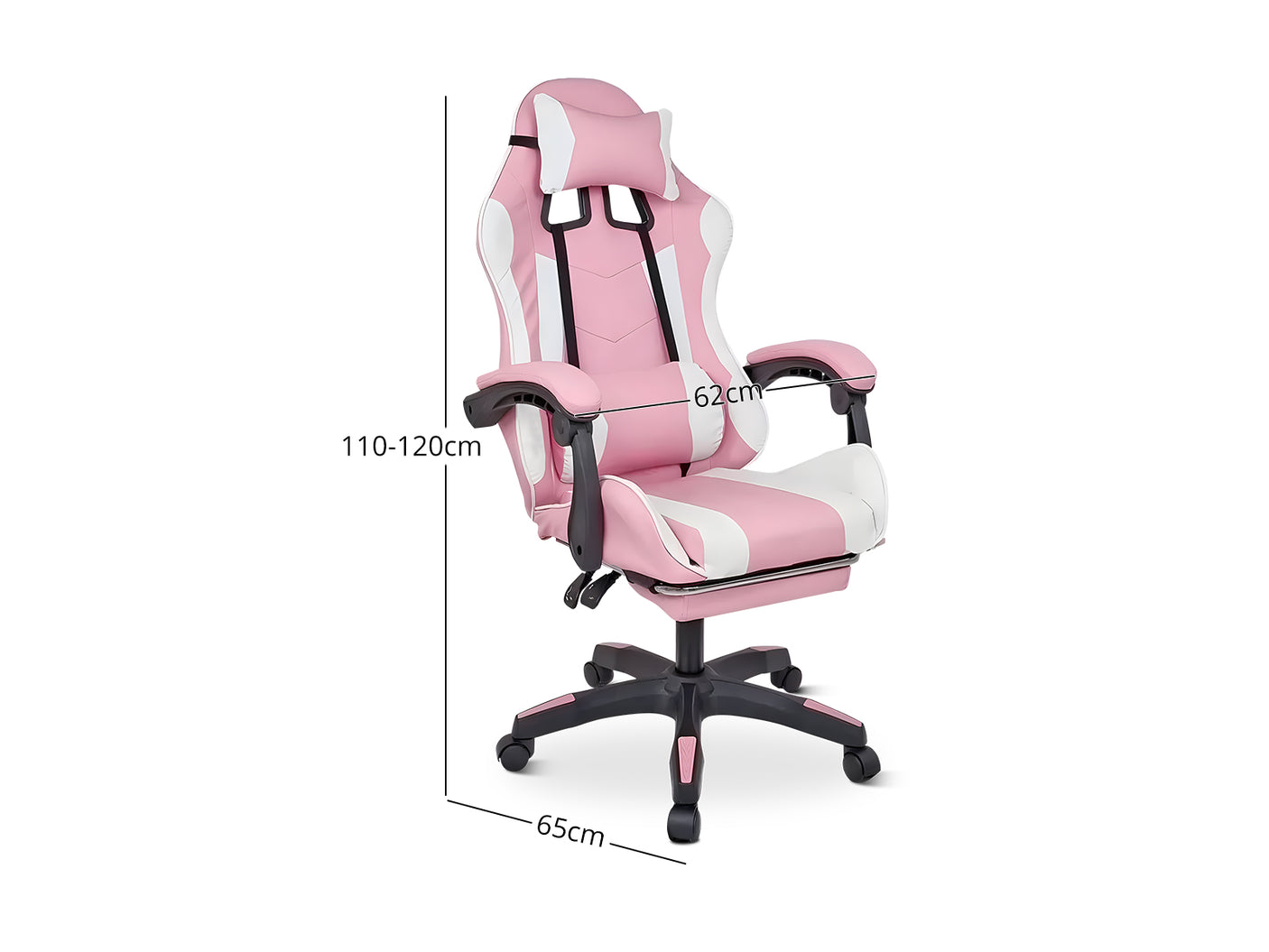 Chano Deluxe Gaming Chair PU Pink