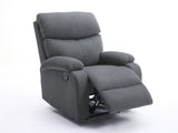 Giselle Recliner Chair Boucle Dark Grey