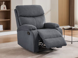 Giselle Recliner Chair Boucle Dark Grey