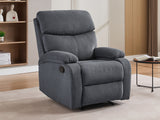 Giselle Recliner Chair Boucle Dark Grey