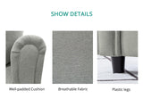 New Cozza Linen Sofa - Dark Grey