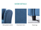 New Cozza Linen Sofa - Dark Navy