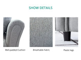 New Cozza Linen Sofa - Light Grey