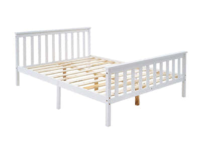 Hampshire Bed Frame White - Queen