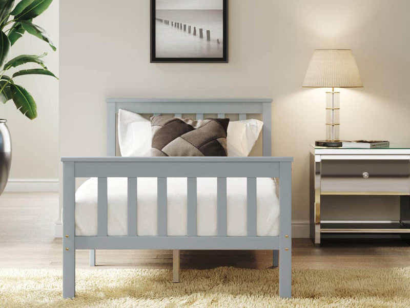 Hampshire Bed Frame Grey - Single