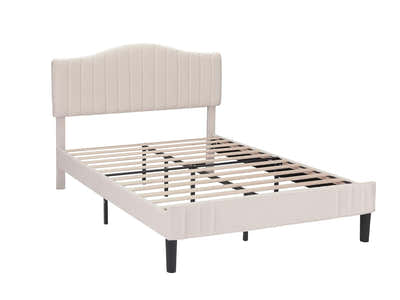 Abrea Boucle Bed Frame - Double