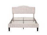 Abrea Double Bed Frame - Beige