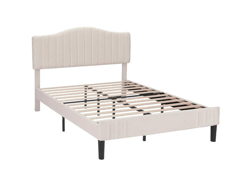 Abrea Boucle Bed Frame - Queen