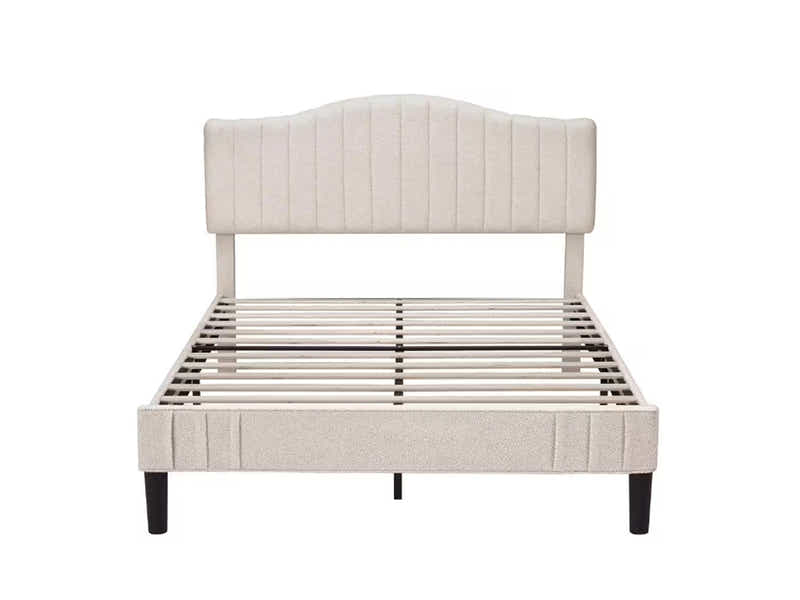 Abrea Boucle Bed Frame - Queen