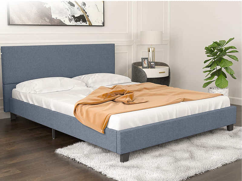Banff Bed Frame Dark Grey - Queen
