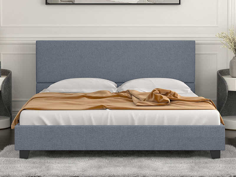 Banff Bed Frame Dark Grey - Queen