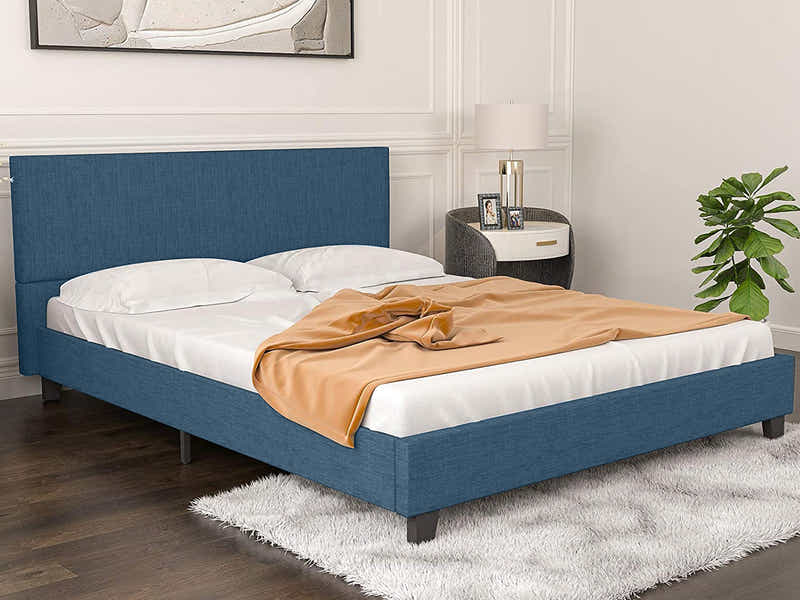 Banff Bed Frame Navy - Queen