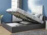 DS Bass Storage Bed Frame Grey - Super King