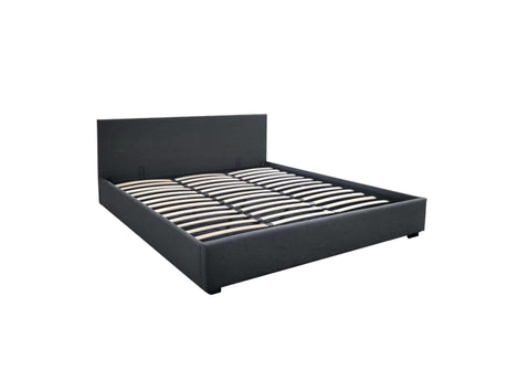 DS Bass Storage Bed Frame Linen SK