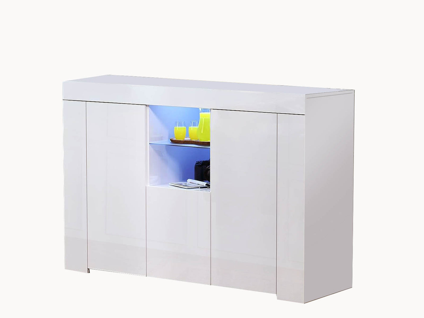 Anshos Storage Cabinet with LED Light