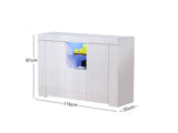 Anshos Storage Cabinet with LED Light