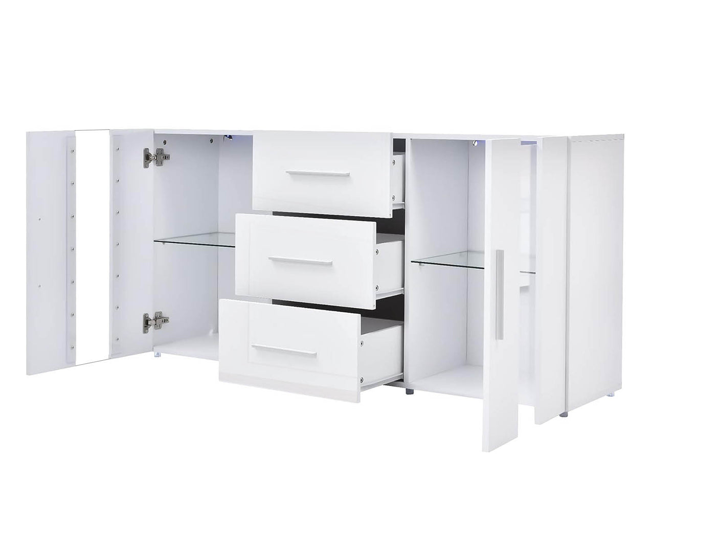 Anshos Side Cabinet with LED Light