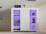 Anshos Side Cabinet 94 with LED Light
