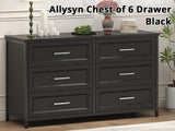 Allysyn Chest of 6 Drawers