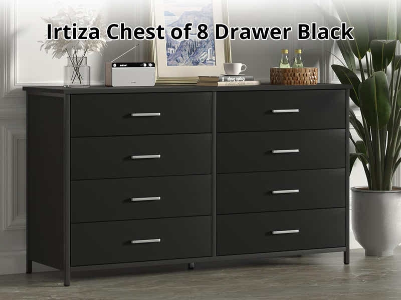 Irtiza 8-Drawer Lowboy