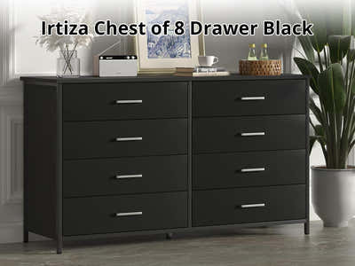 Irtiza 8-Drawer Lowboy
