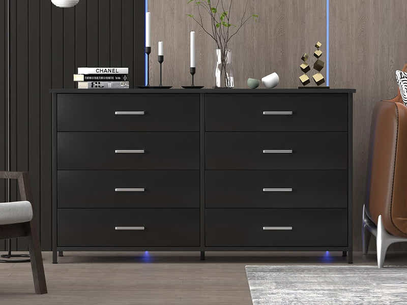 Irtiza 8-Drawer Lowboy