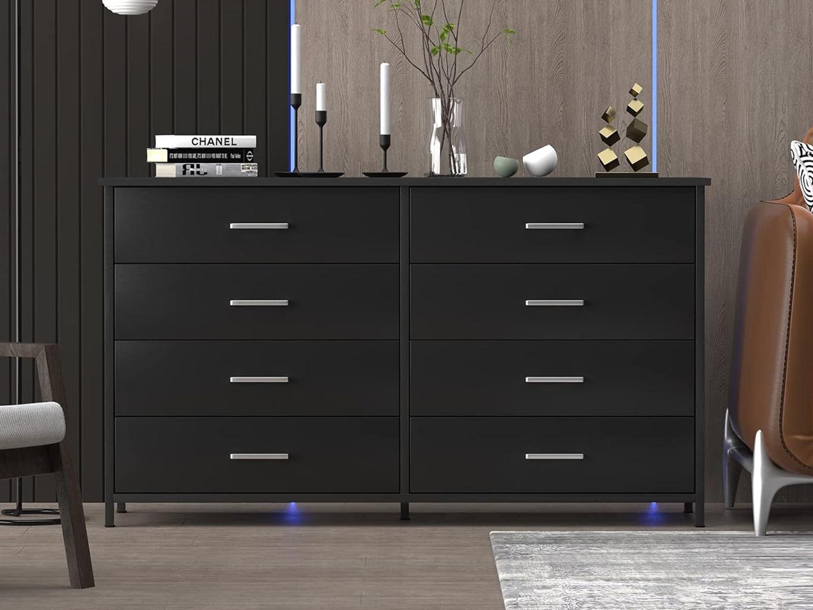 Irtiza 8-Drawer Lowboy
