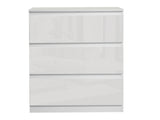 Serena Chest of 3 Drawer White