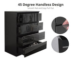 Serena Chest of 4 Drawer Black