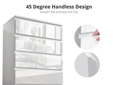 Serena 4-Drawer Chest - Glossy White