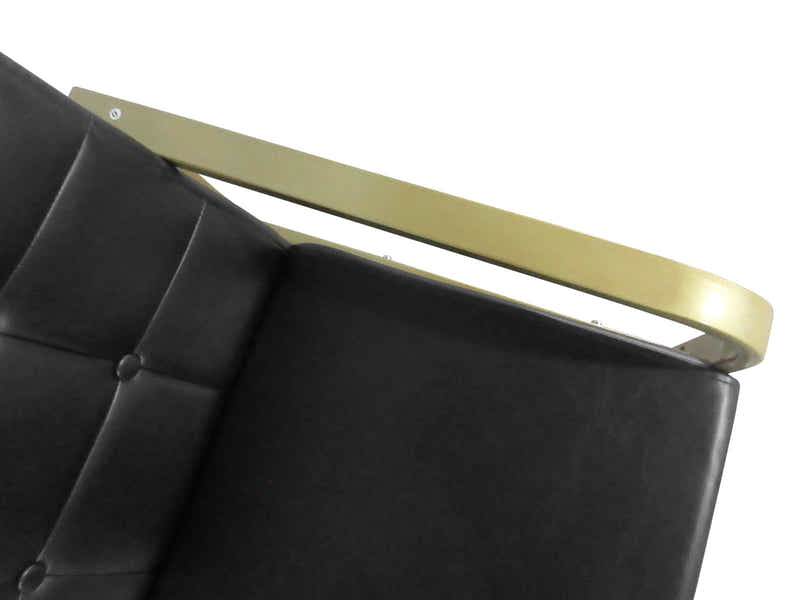 Aculina PU Leather Accent Chair - Black