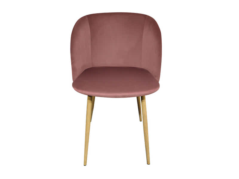 Brawley Velvet Dining Chair Pink