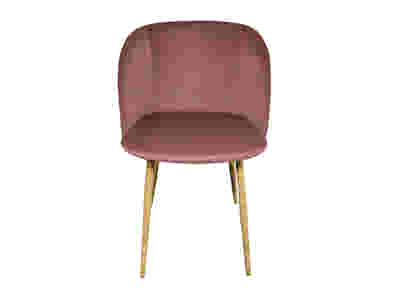 Brawley Velvet Dining Chair Pink