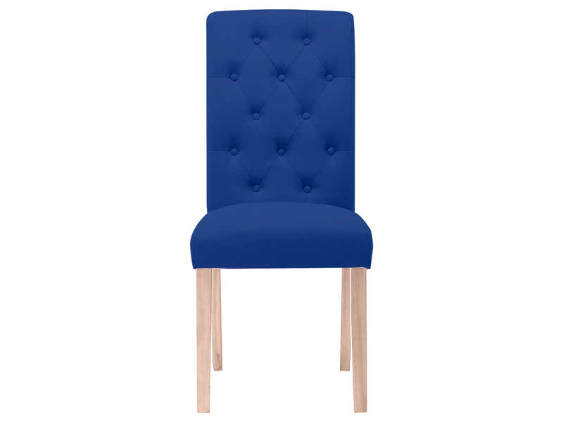 Natalie Linen Dining Chair Blue - Set of 2
