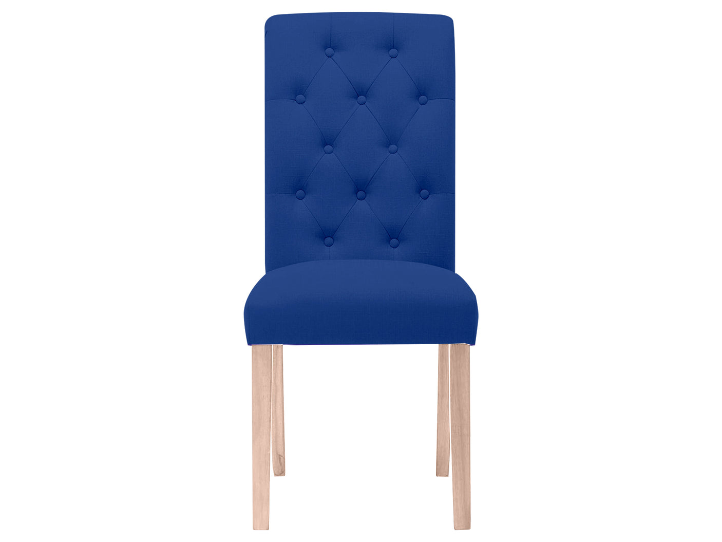 Natalie Dining Chair x2 Linen Blue