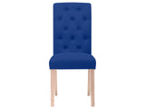 Natalie Dining Chair x2 Linen Blue