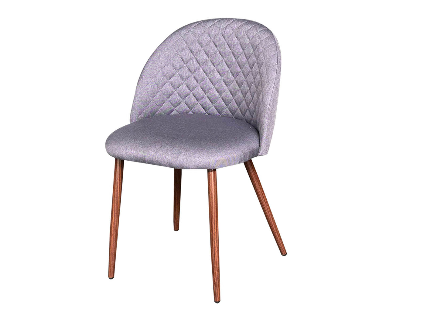 Roone Dining Chair Linen Grey x2