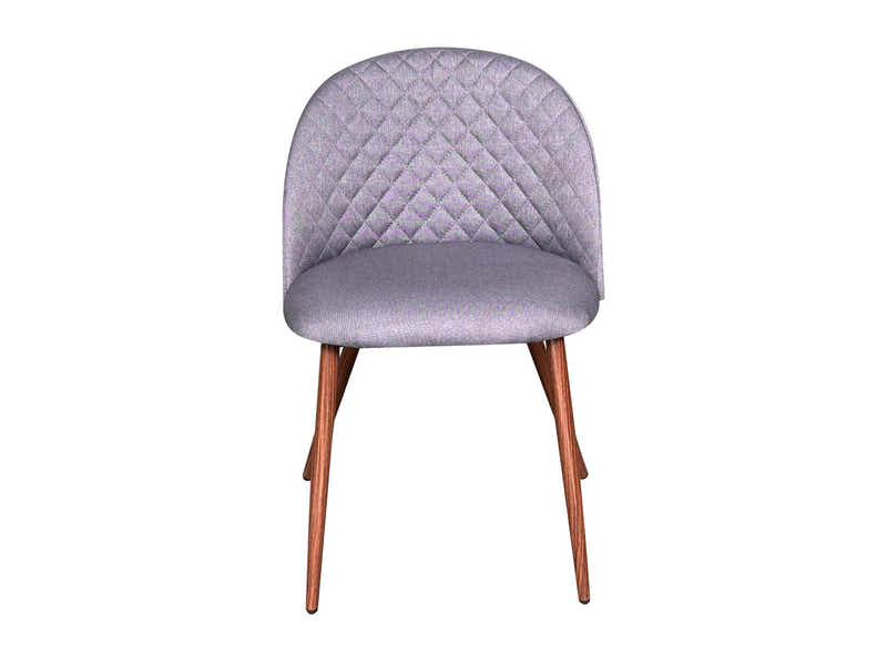 Roone Linen Dining Chair Grey  - Set of 2