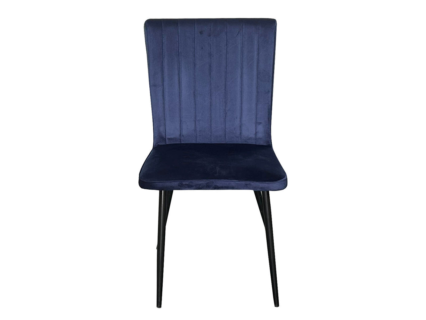 Elfrida Dining Chair Velvet Blue x2