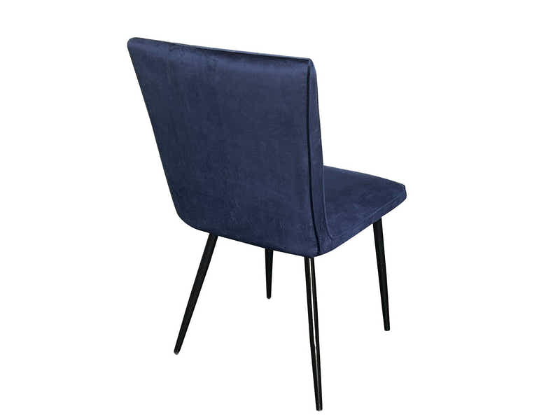 Elfrida Velvet Dining Chair Blue - Set of 2