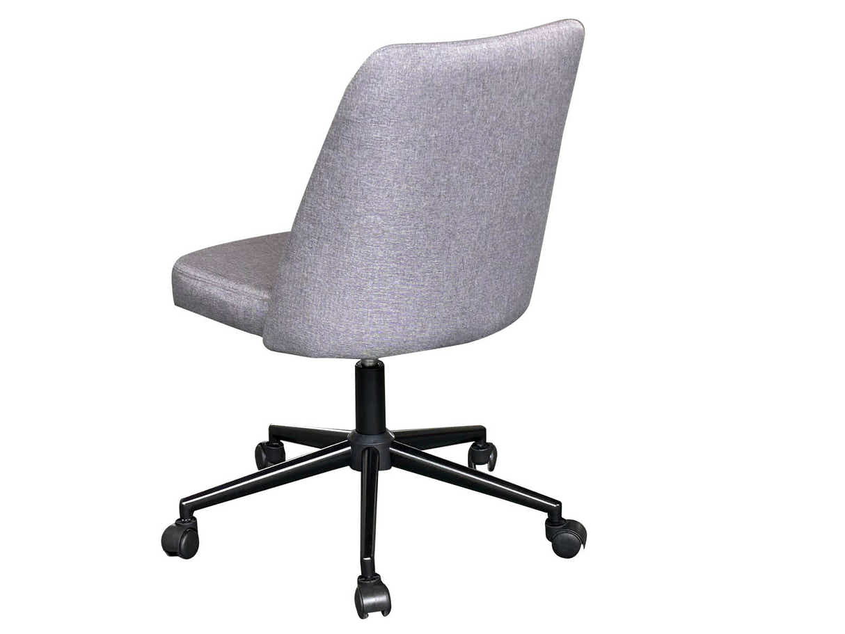 Buckley Linen Office Chair - Grey