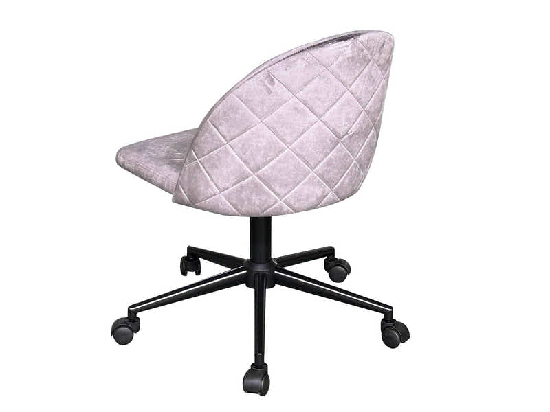 Dallin Office Chair Velvet Grey
