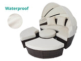 Sun Island Rattan Daybed Brown