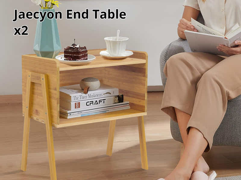 Jaecyon End Table x 2