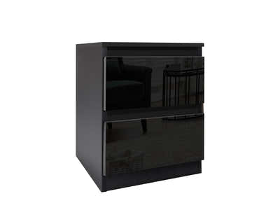 Serena Bedside Table - Black