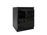 Serena Bedside Table Black