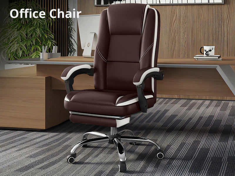 Siena Executive Office Chair PU Brown